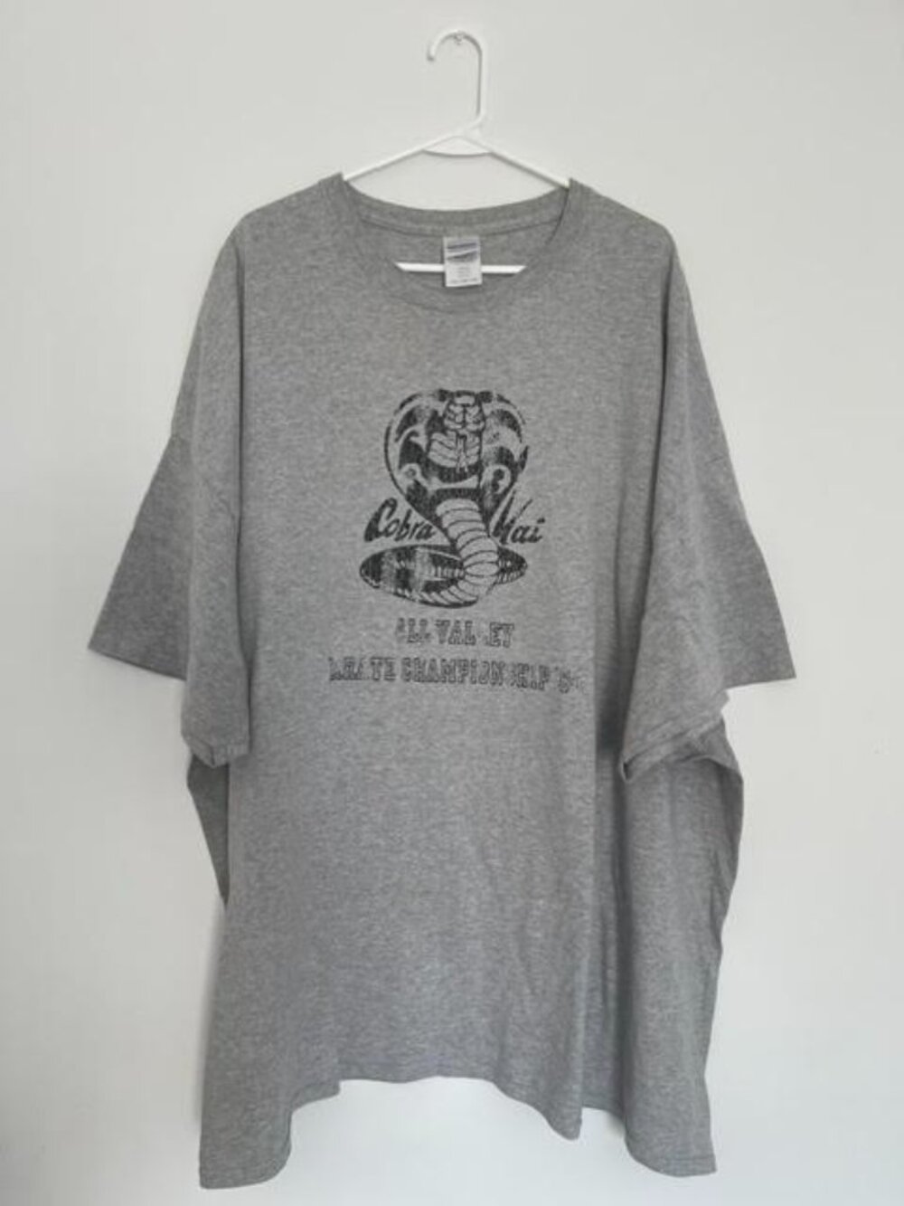 Cobra Kai All Valley Championship 1984 T Shirt Men’s 5XL Short Sleeve Gildan